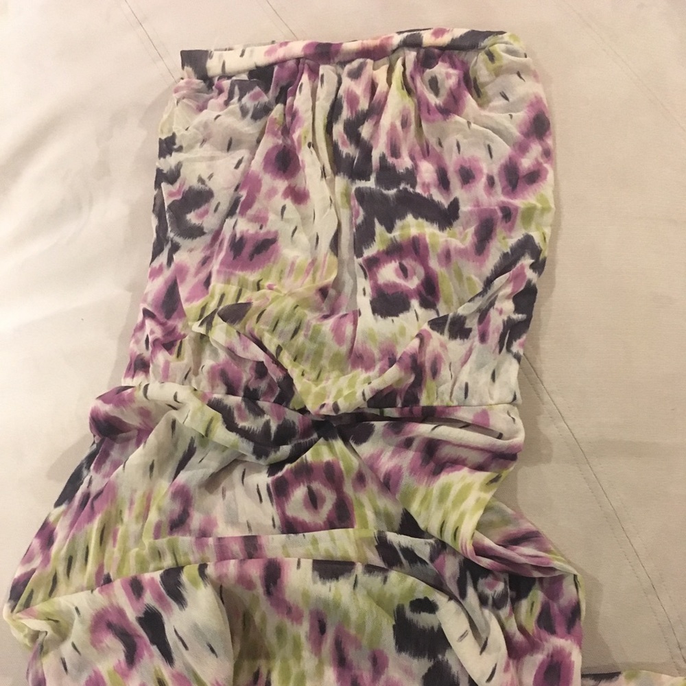 Strapless, flowy summer dress from Evereve